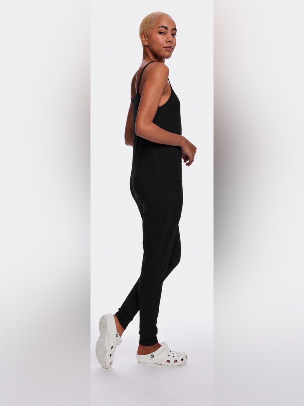 Paper Label Nicola Romper Playsuit — Black — Size Small